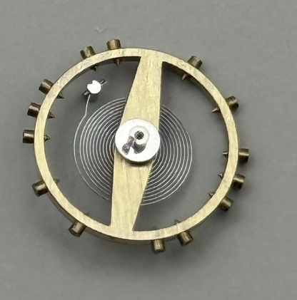 FHF 70 Balance Wheel Complete And Spring  10½’’’ 201 M Watch Movement Parts NOS