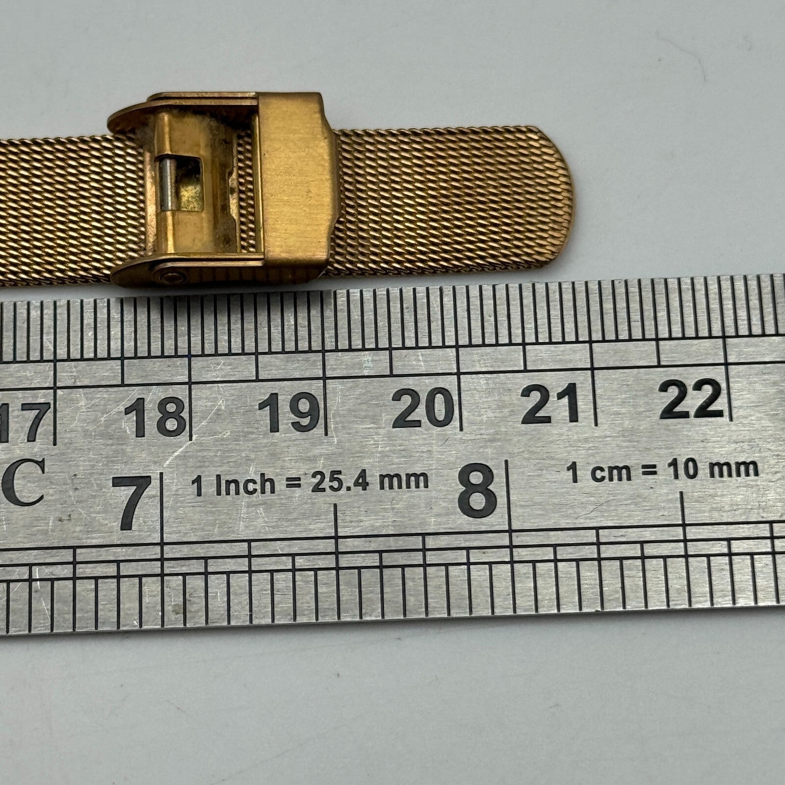 28mm Working Skagen Denmark 804SRR Steel Rose Gold Tone MOP Quartz Watch 8 Inch