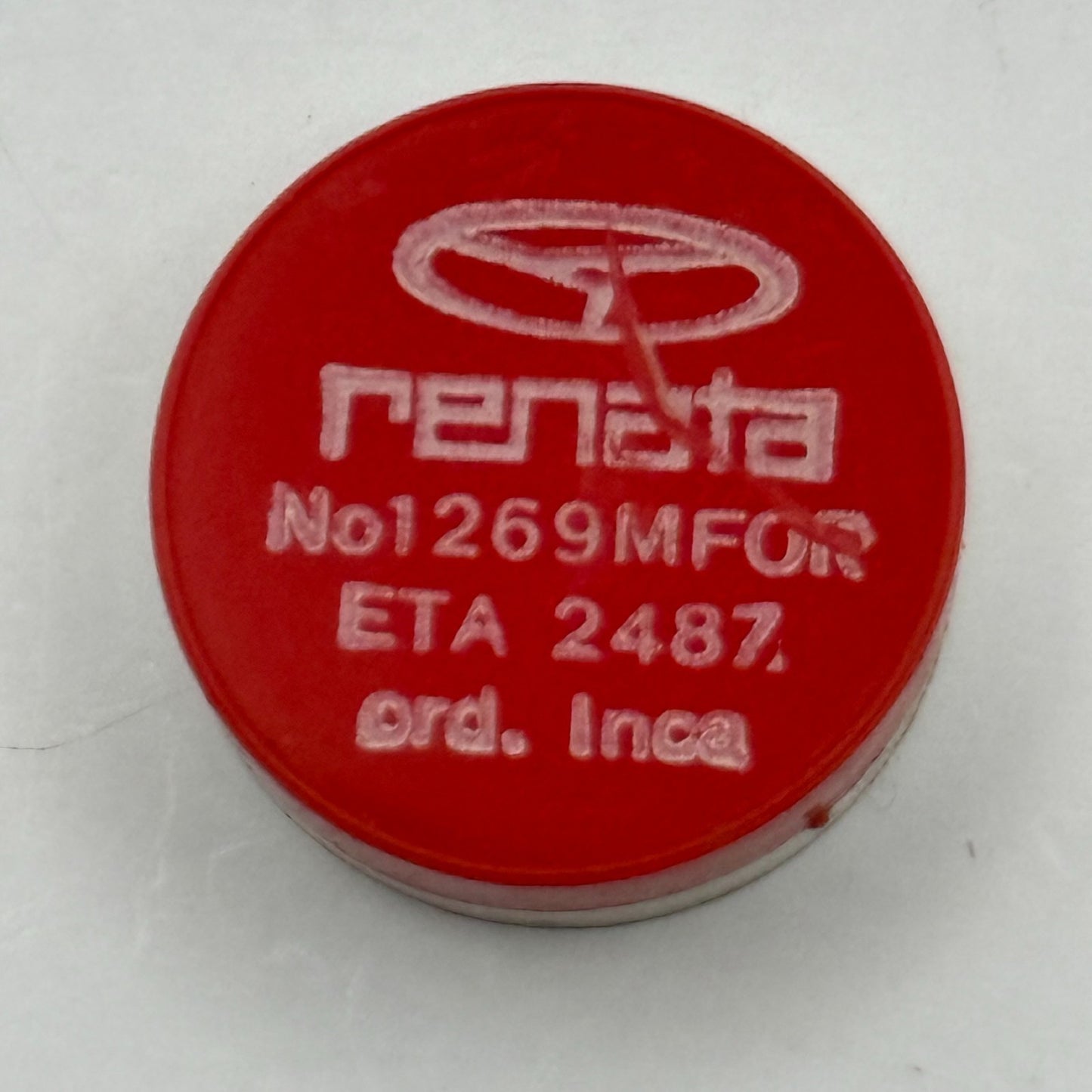 ETA 2487 Balance Wheel Complete And Spring Ord + Inca Watch Movement Parts 