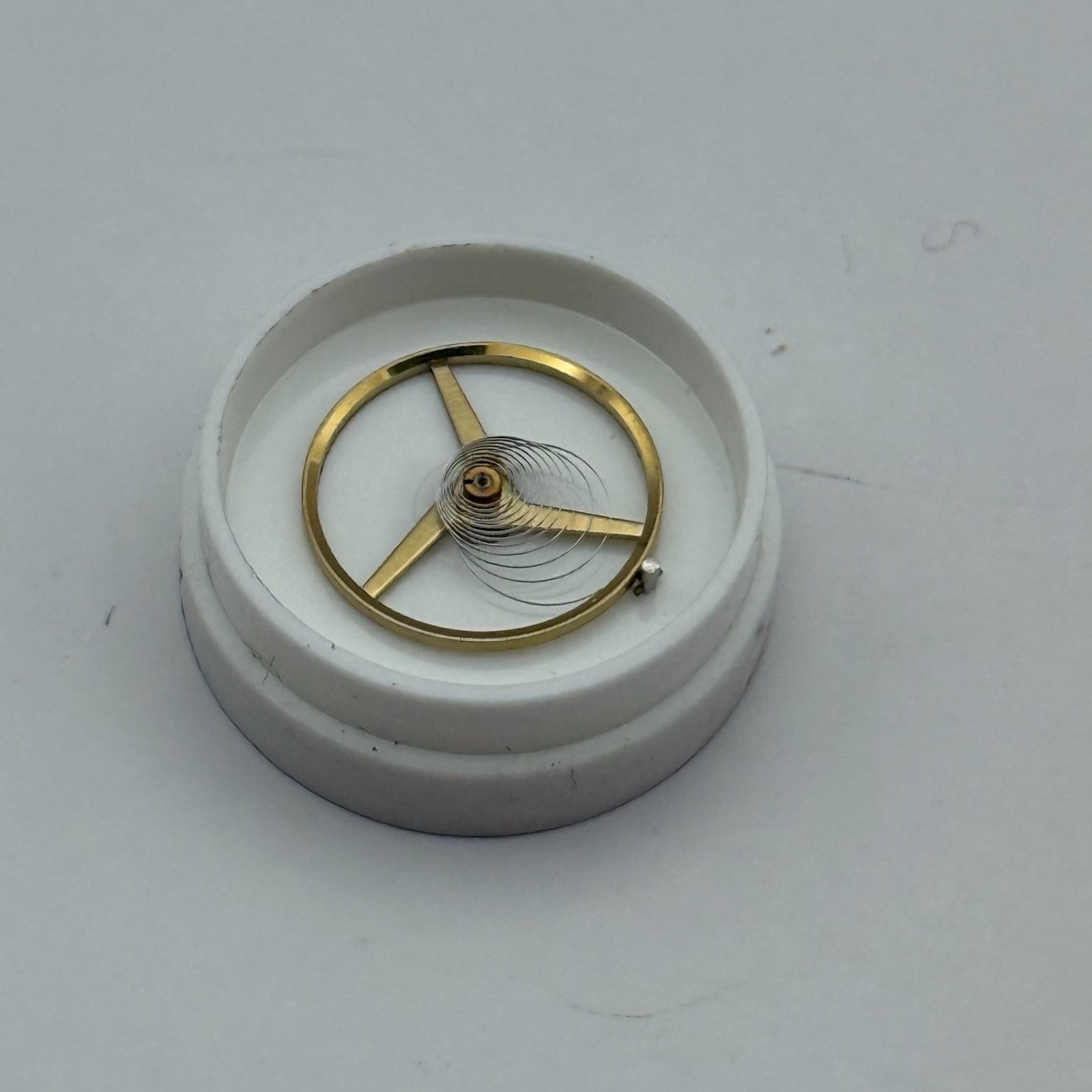 ST 96 Balance Wheel Complete And Spring 11 1/2''' 1268 M Watch Movement Parts