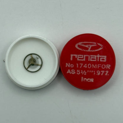 AS 1977 Balance Wheel Complete And Spring 5½’’’ 1740 M Watch Movement Parts 
