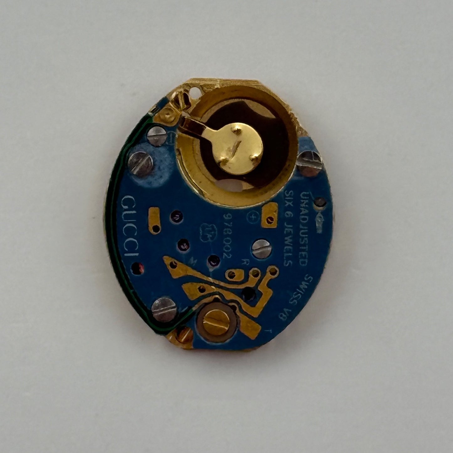 Gucci ETA 978.002 Quartz Watch Movement Incomplete Swiss Ladies Vintage Parts