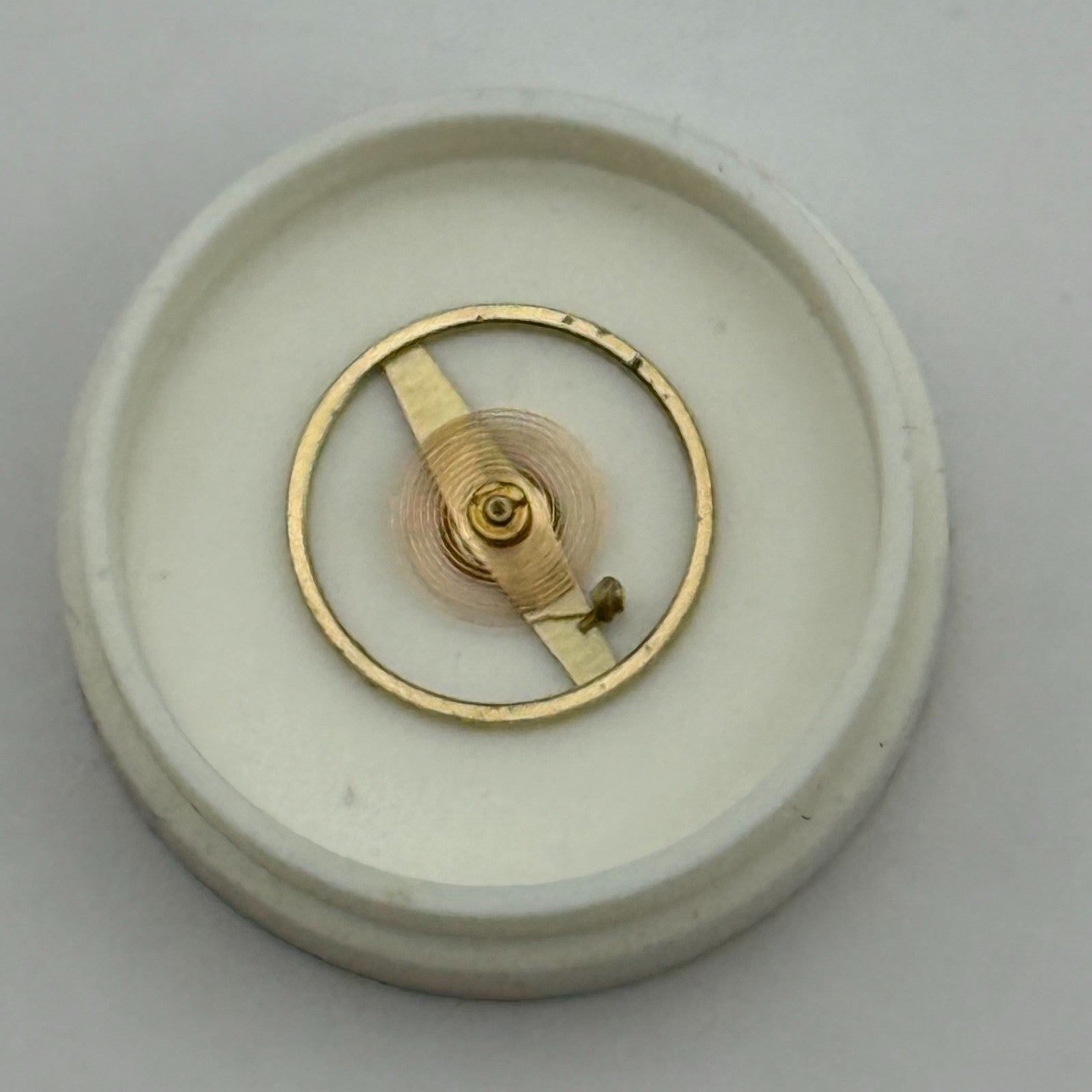 Oris 583Balance Wheel Complete And Spring Ord + KIF Watch Movement Parts NOS