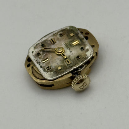 12.9mm Vintage Bulova 5BC Manual Wind Watch Movement PARTS REPAIR