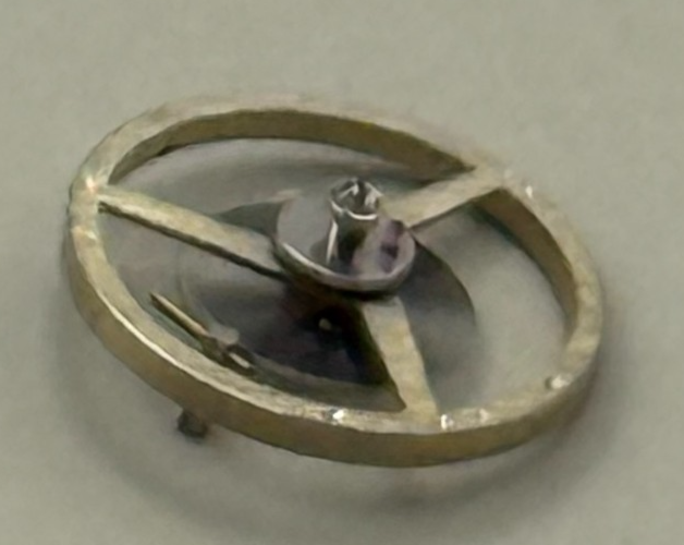 AS 1977-2 Balance Wheel Complete And Spring Inca 1831 M Watch Movement Parts NOS