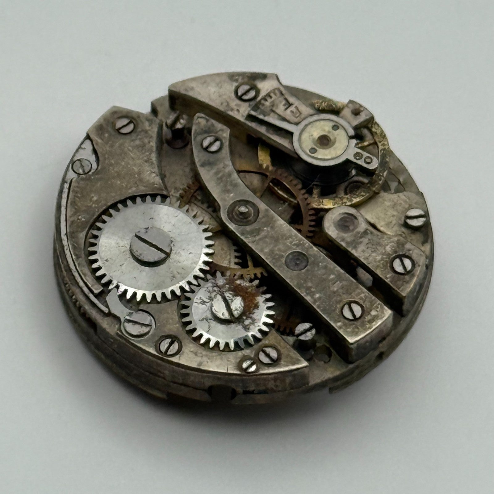 AS A Schild Watch Movement Manual Wind Vintage Swiss Parts Repair Spares 23.7mm