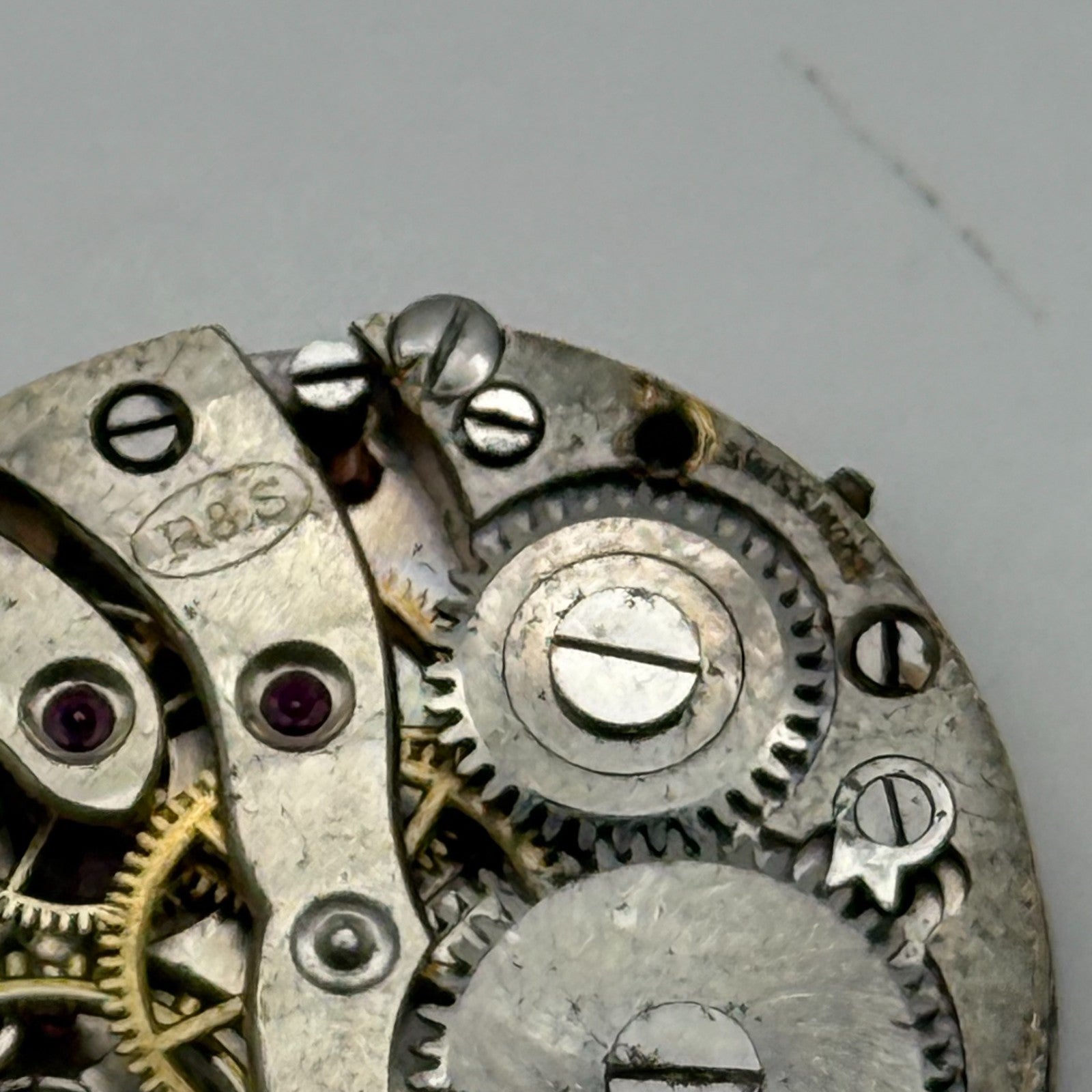 R&S Rotherham & Sons Watch Movement Manual Wind Vintage Parts Repair 23.6mm