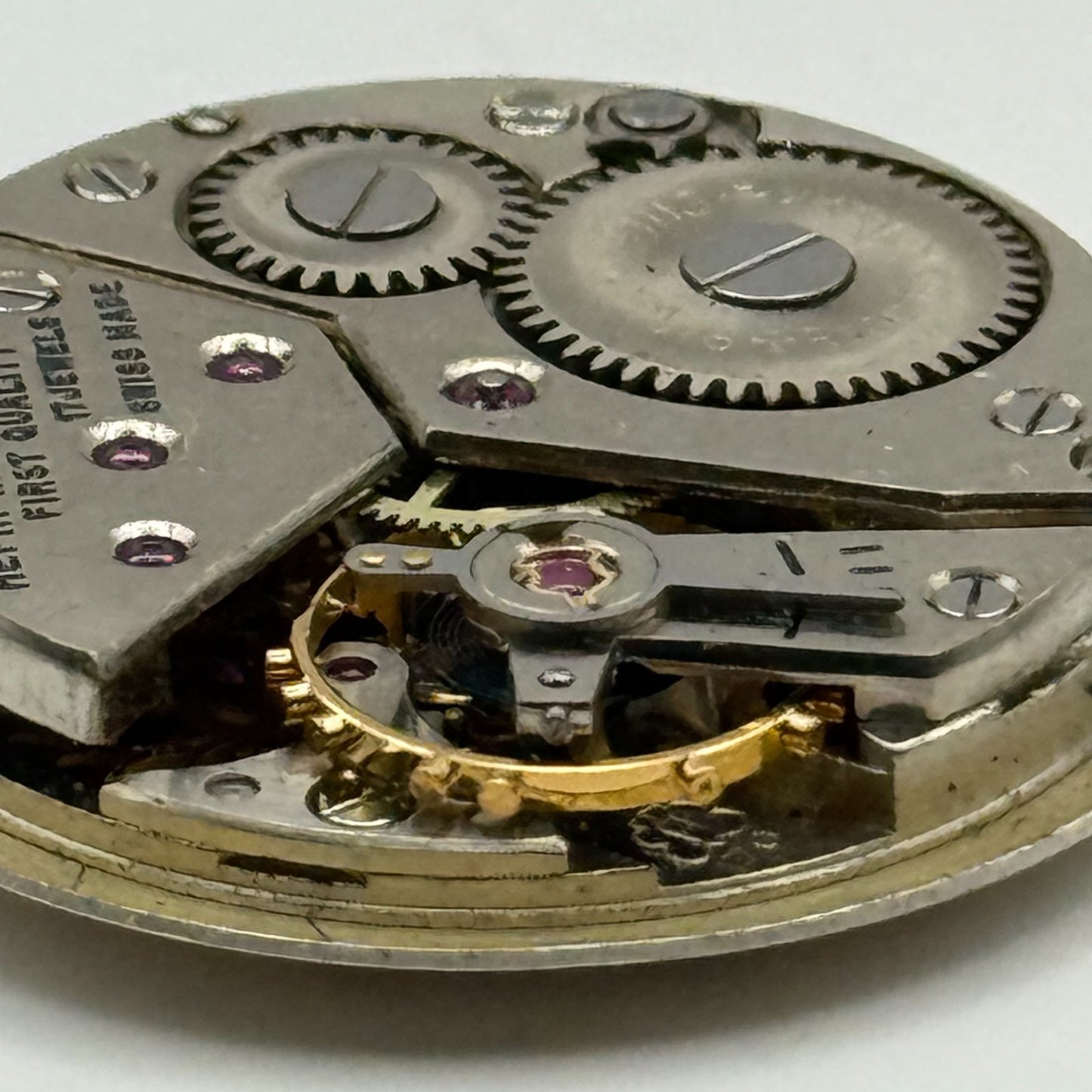 Peseux 170 Watch Movement Hefik Manual Wind Vintage Swiss Parts Repair 23.5mm