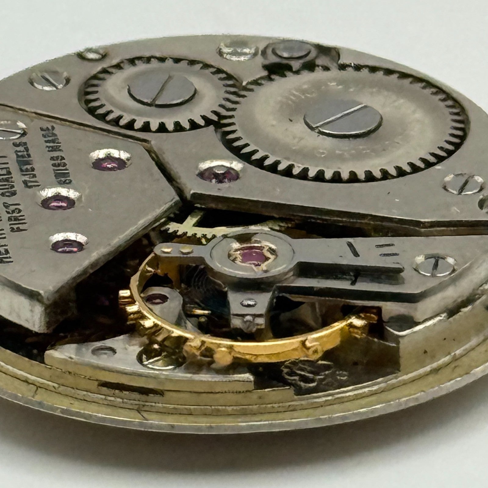 Peseux 170 Watch Movement Hefik Manual Wind Vintage Swiss Parts Repair 23.5mm