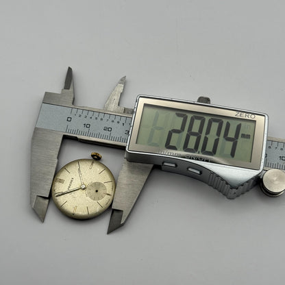 Peerex 15 Jewels Watch Movement Running Manual Wind Vintage Parts Repair 25.8mm