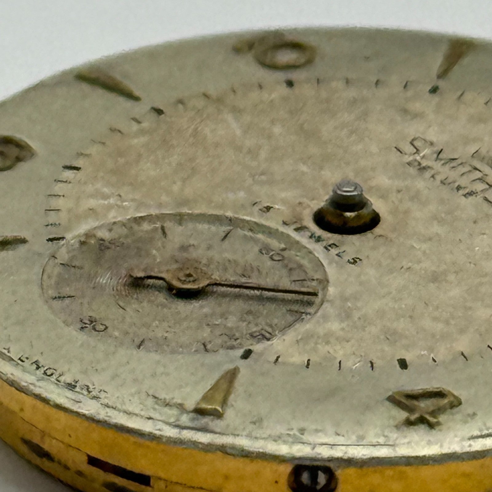 Smiths De Luxe 15 Jewels C268882 Watch Movement Manual Wind Vintage Parts 26.9mm