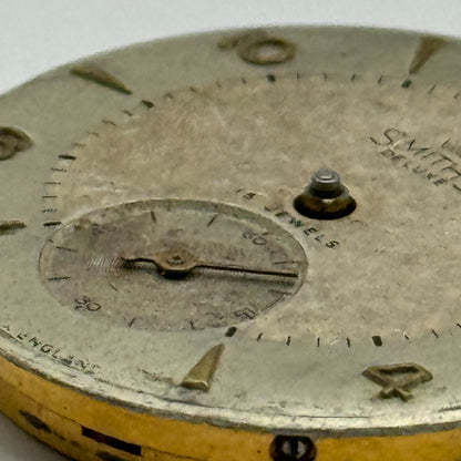 Smiths De Luxe 15 Jewels C268882 Watch Movement Manual Wind Vintage Parts 26.9mm