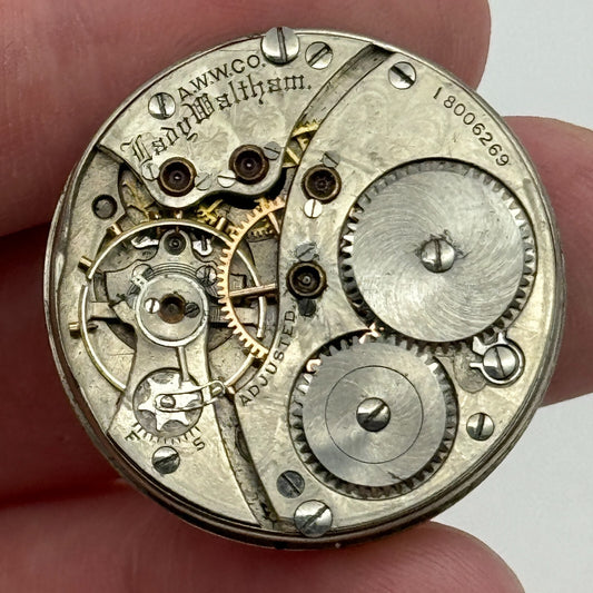 0s Waltham Lady Waltham Model 1900 American Antique Watch Movement PARTS SPARES