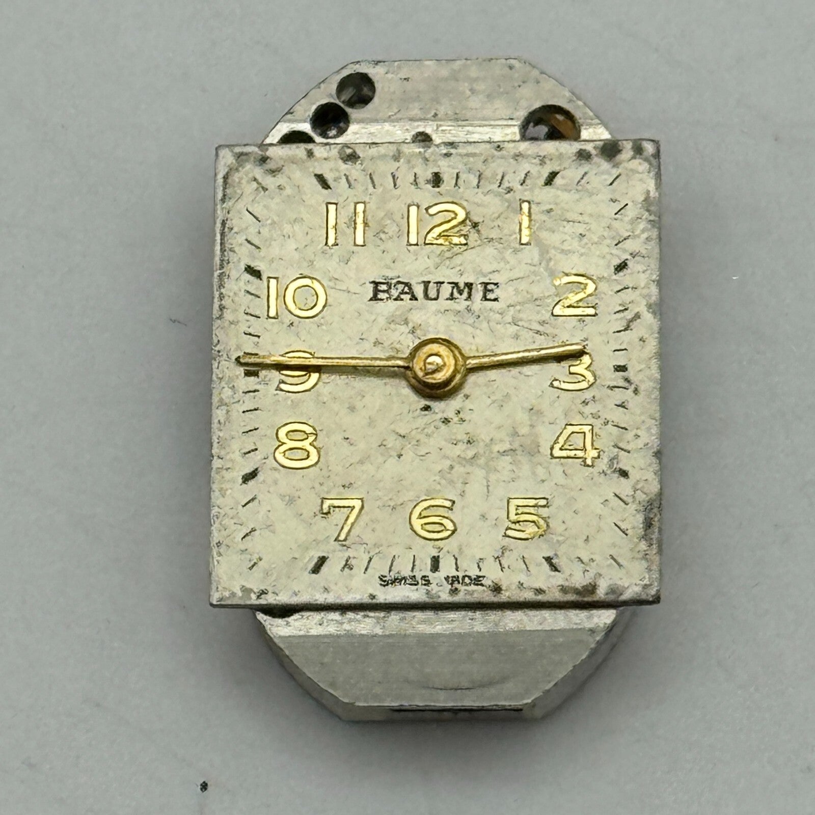 12.7mm Ladies Baume 17 Jewels Swiss Manual Wind Watch Movement Vintage PARTS