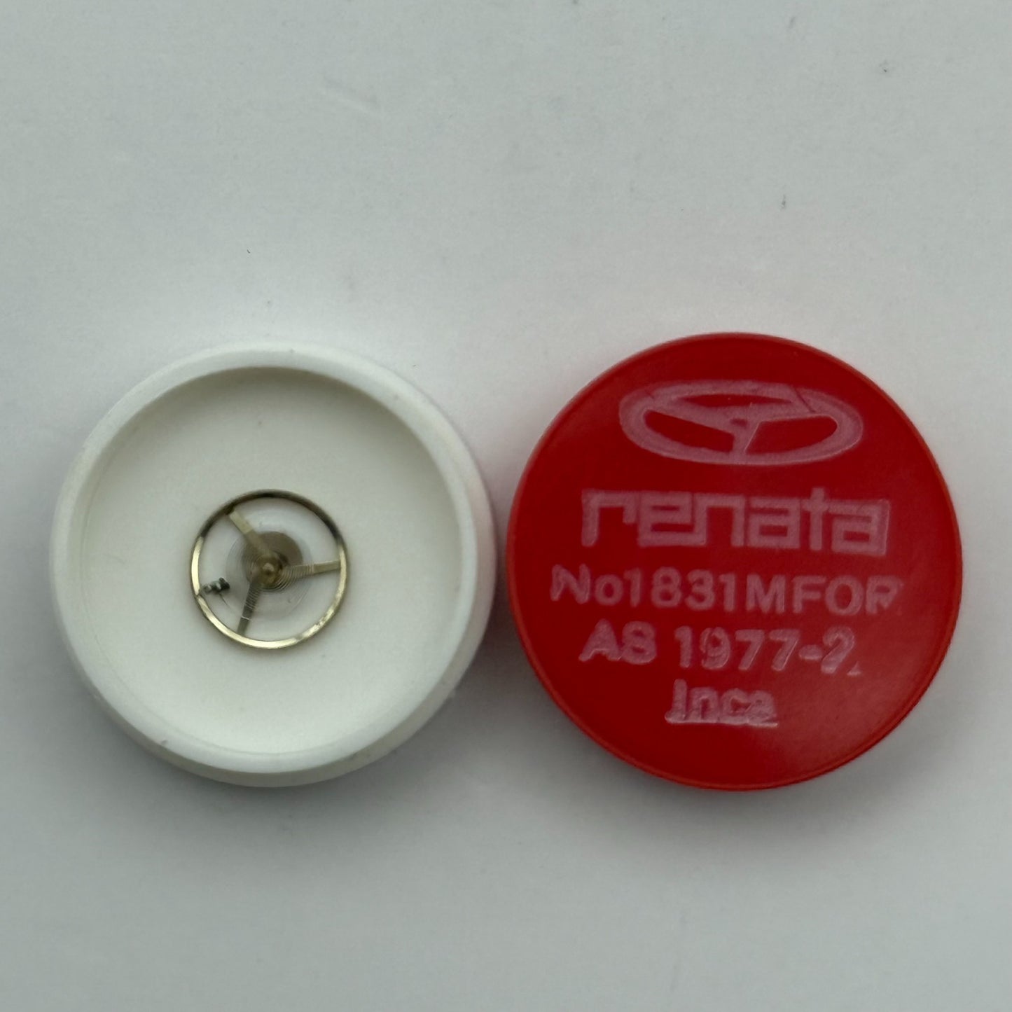 AS 1977-2 Balance Wheel Complete And Spring Inca 1831 M Watch Movement Parts NOS