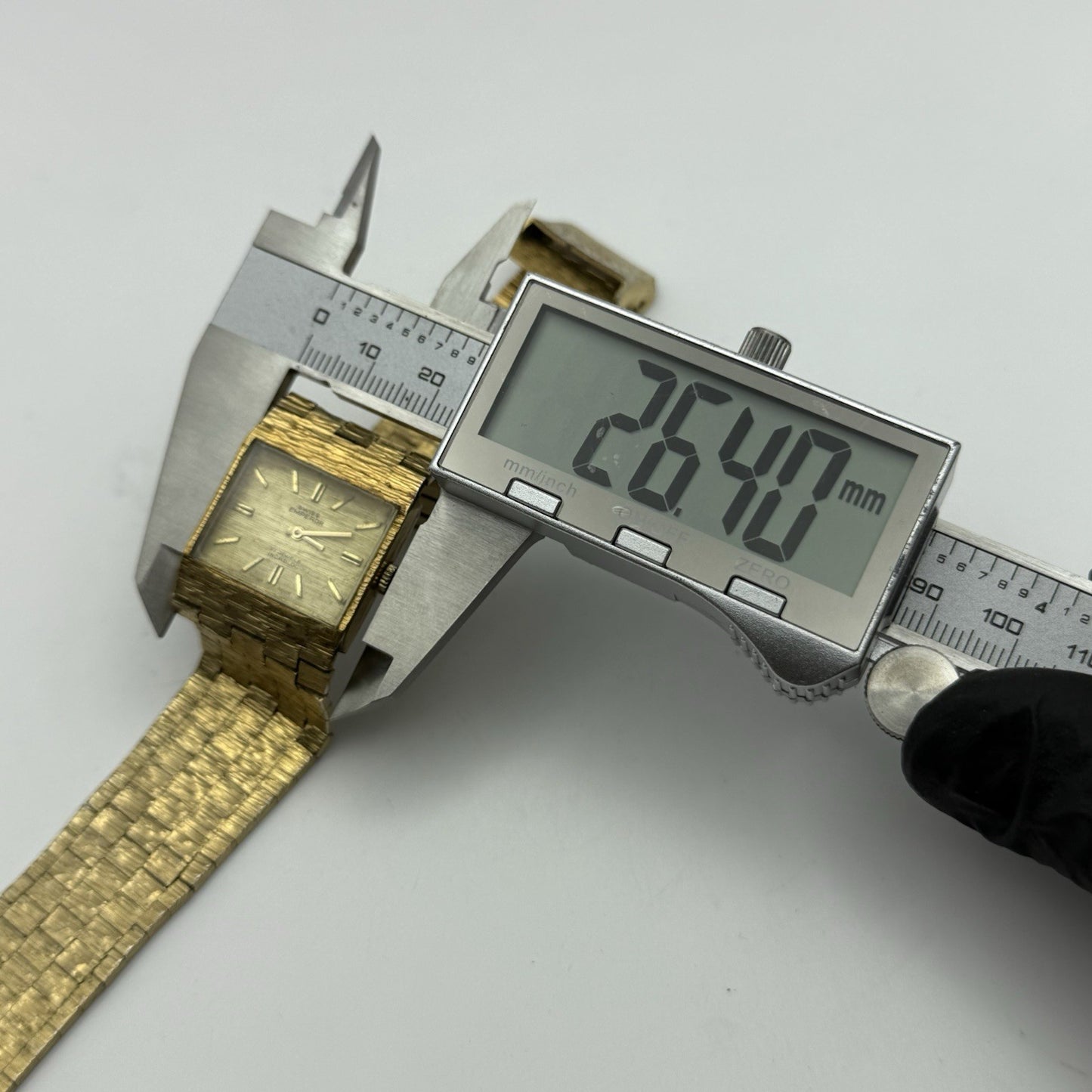 24mm Vintage Ladies Swiss Emperor Gold Plated Manual Wind Swiss FHF Watch PARTS