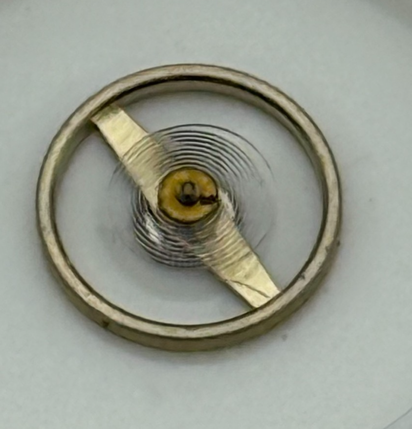 Ebosa 85 Balance Wheel Complete And Spring Conical Piva Watch Movement Parts