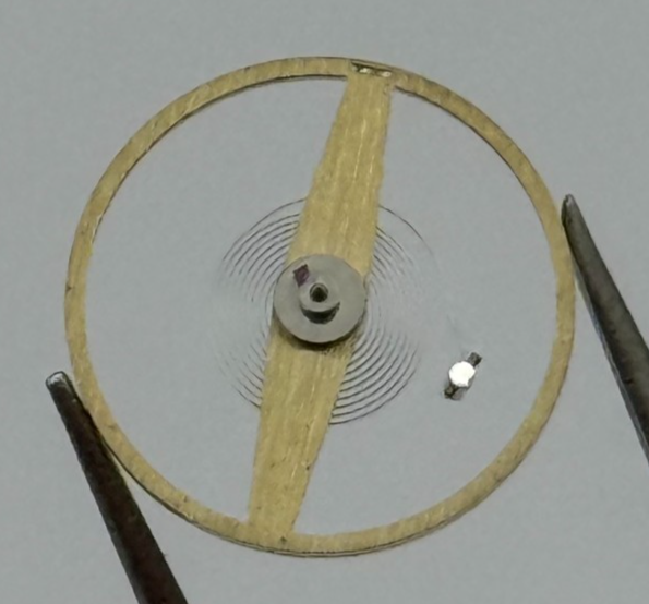 ST 96 Balance Wheel Complete And Spring Ord+Inca 1268 M Watch Movement Parts NOS