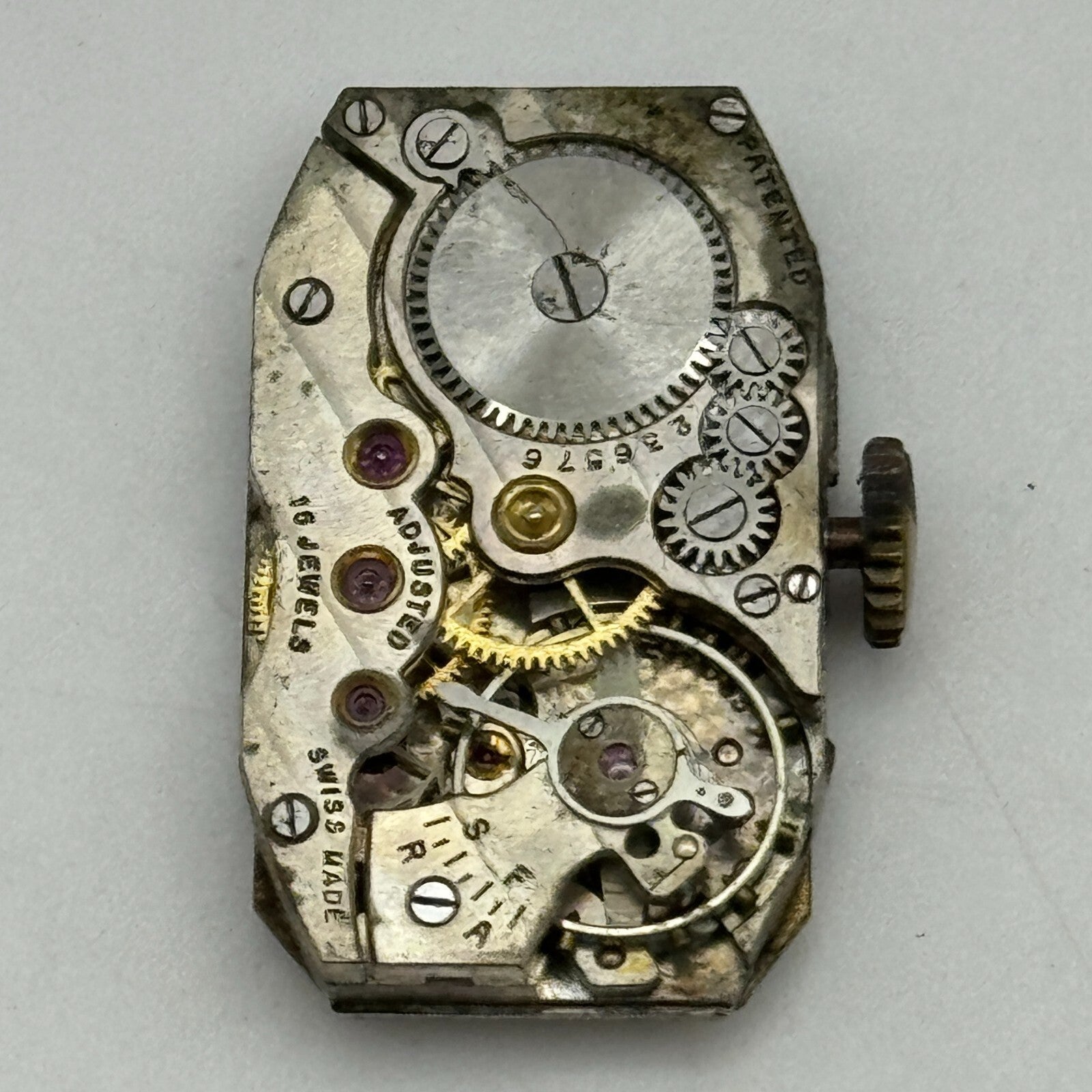 15.1mm Cyma Tavannes Ref 063 Balance Ok Swiss Watch Movement PARTS SPARES