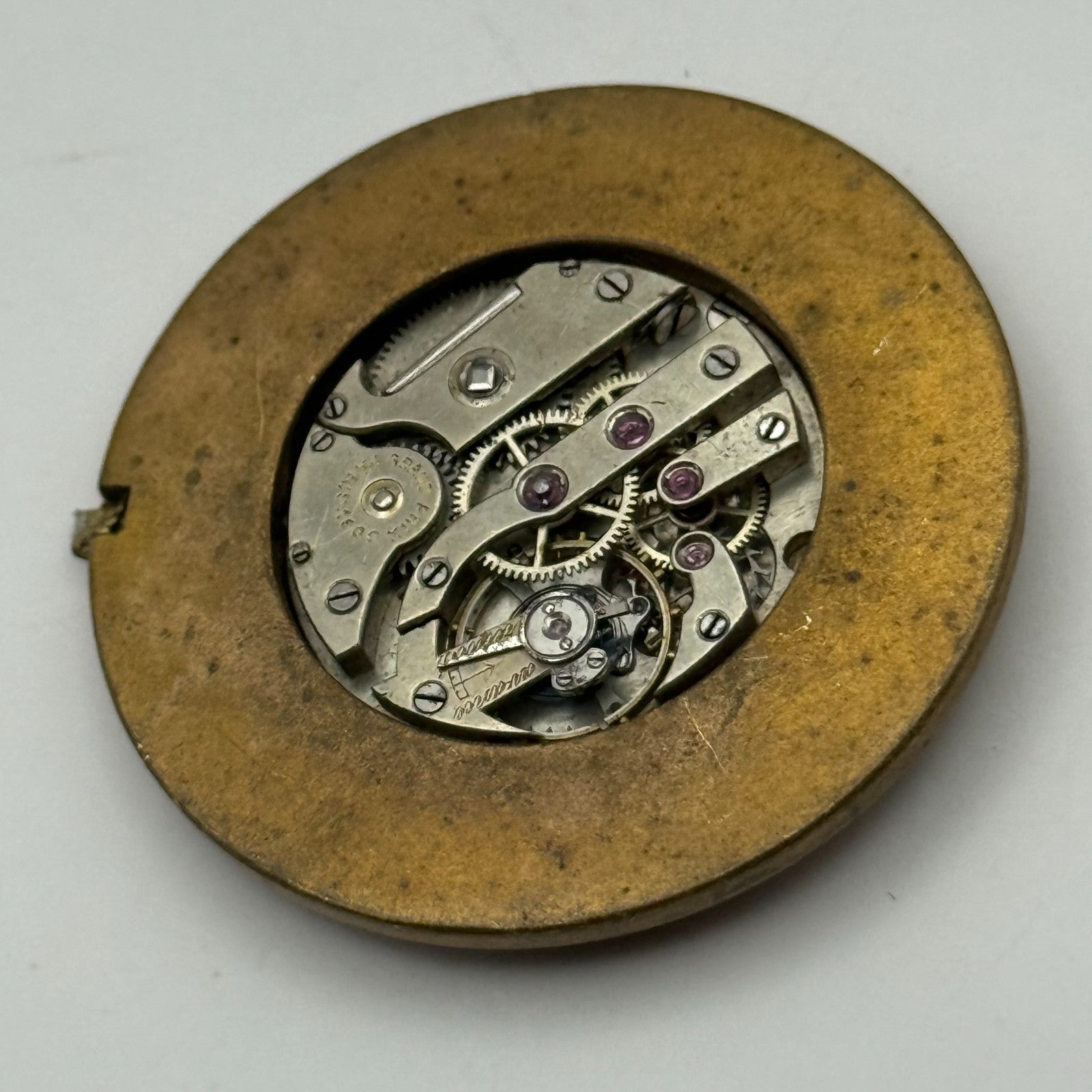 Paris Grand Prix 1900 Watch Movement Manual Wind Vintage Parts Repair 36.9mm