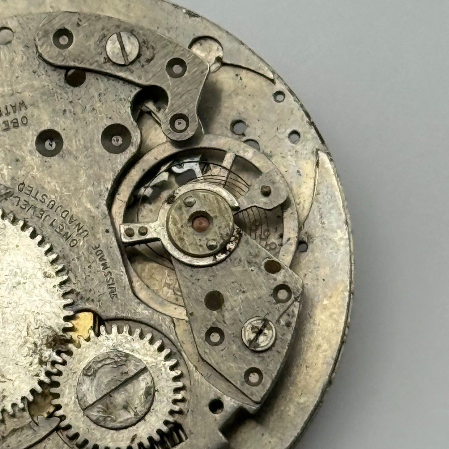 BFG 866 Watch Movement Oberon Manual Wind Vintage Swiss Parts Repair 26.2mm