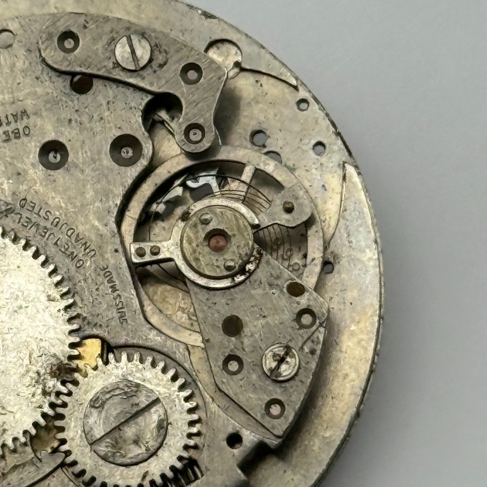 BFG 866 Watch Movement Oberon Manual Wind Vintage Swiss Parts Repair 26.2mm