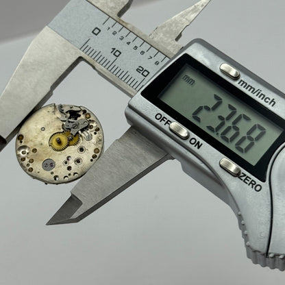 23.6mm Buren A Grand Prix 10 1/2N Manual Wind Swiss Watch Movement PARTS SPARES