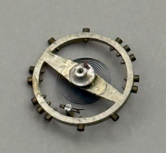 FHF 80 190 Balance Wheel Complete And Spring 204 M Watch Movement Parts NOS
