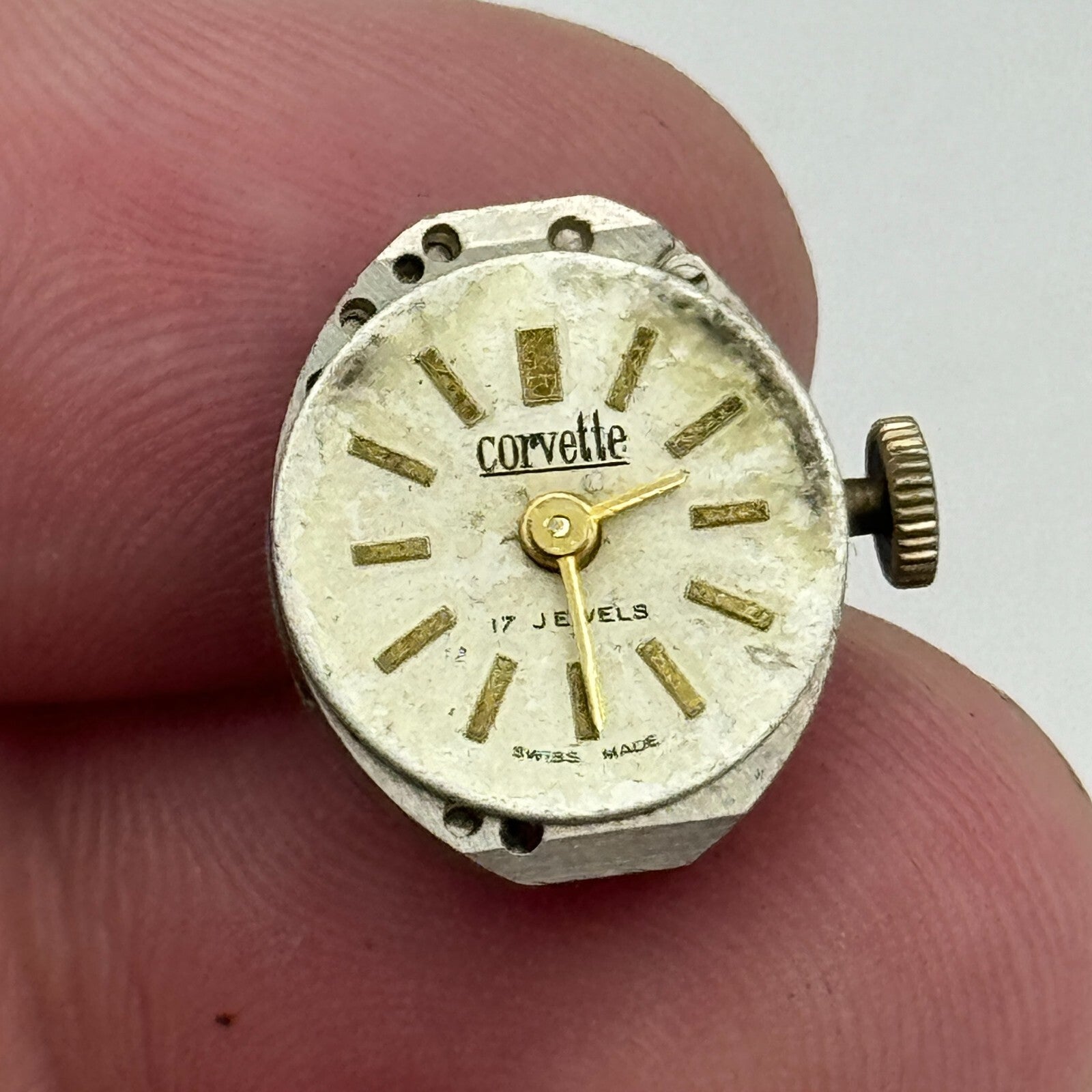 12.9mm Ladies Corvette AS 1677 A Schild Manual Wind Swiss Watch Movement PARTS