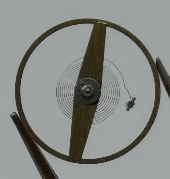 ST 96 Balance Wheel Complete And Spring Ord+Inca 1268 M Watch Movement Parts NOS