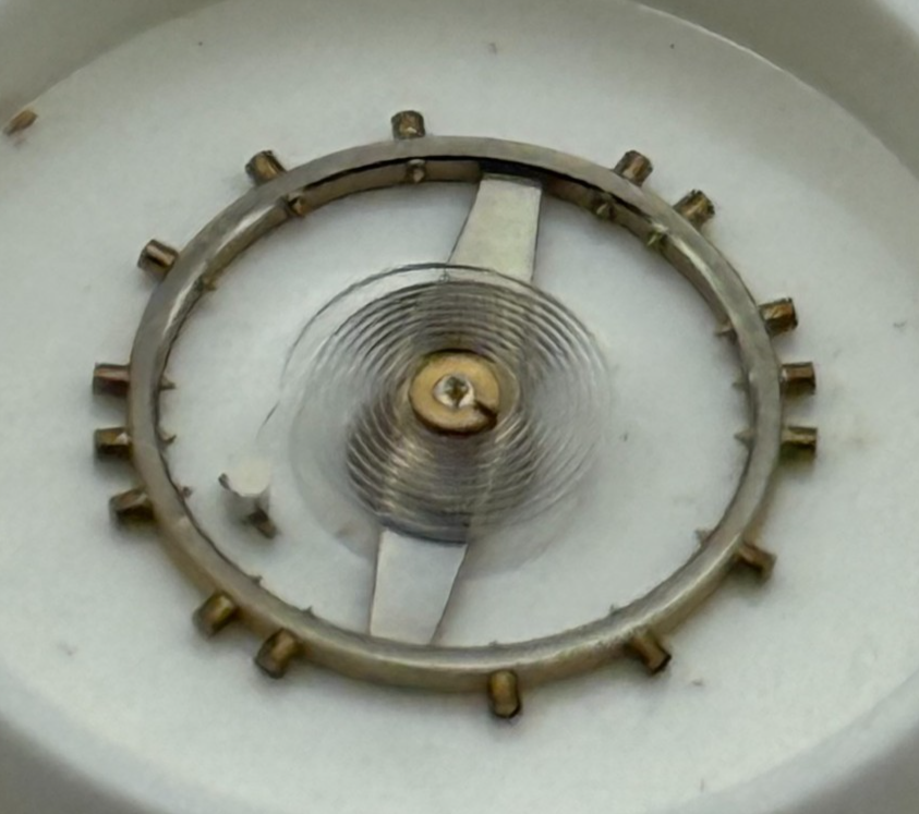 AS 1525 1526 Balance Wheel Complete And Spring 953 M Watch Movement Parts NOS