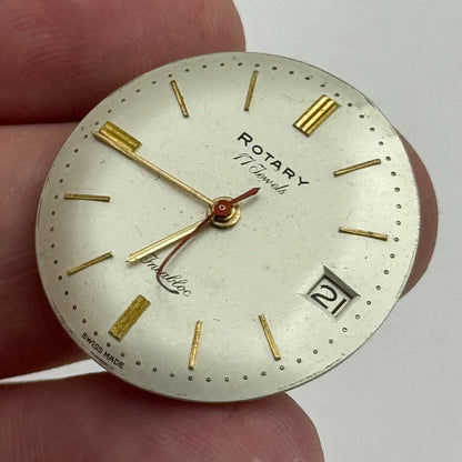 26mm Mens Rotary AS 1703 Good Balance Manual Wind Watch Movement PARTS REPAIR