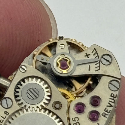12.7mm Running Vertex Revue 85 Manual Wind 15 Jewels Swiss Watch Movement PARTS