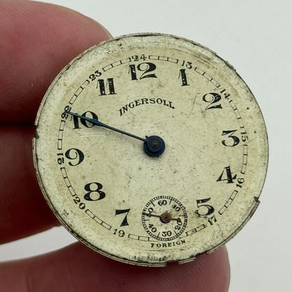31mm Men's Ingersoll Sub Seconds Foreign Manual Wind Swiss Watch Movement PARTS