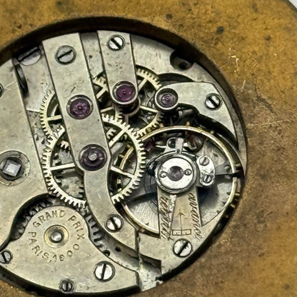 Paris Grand Prix 1900 Watch Movement Manual Wind Vintage Parts Repair 36.9mm