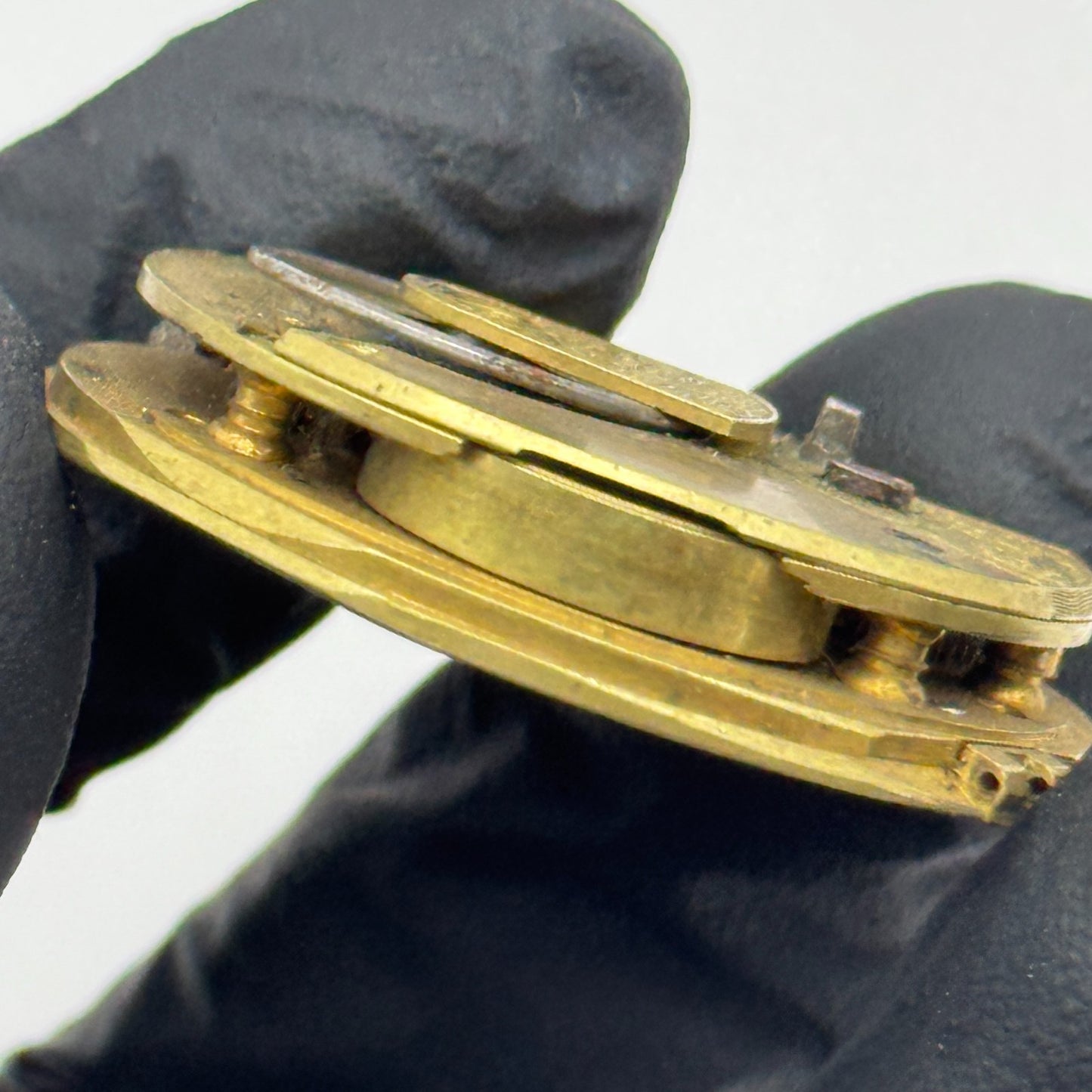 Fusee Pocket Watch Movement Antique English Key Wound Parts Repair Spares 35.7mm