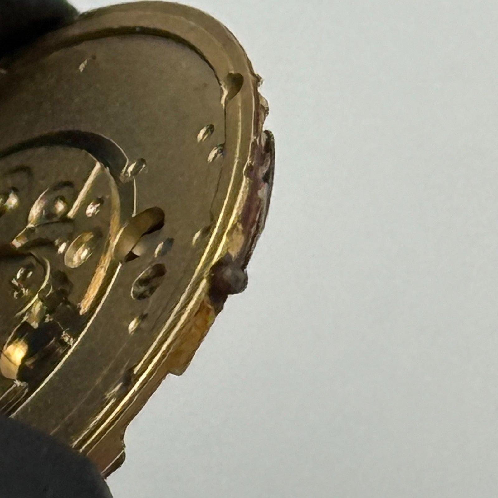 Omega 1430 Quartz Watch Movement 6 Jewels Swiss Vintage Parts Repair 23.8mm