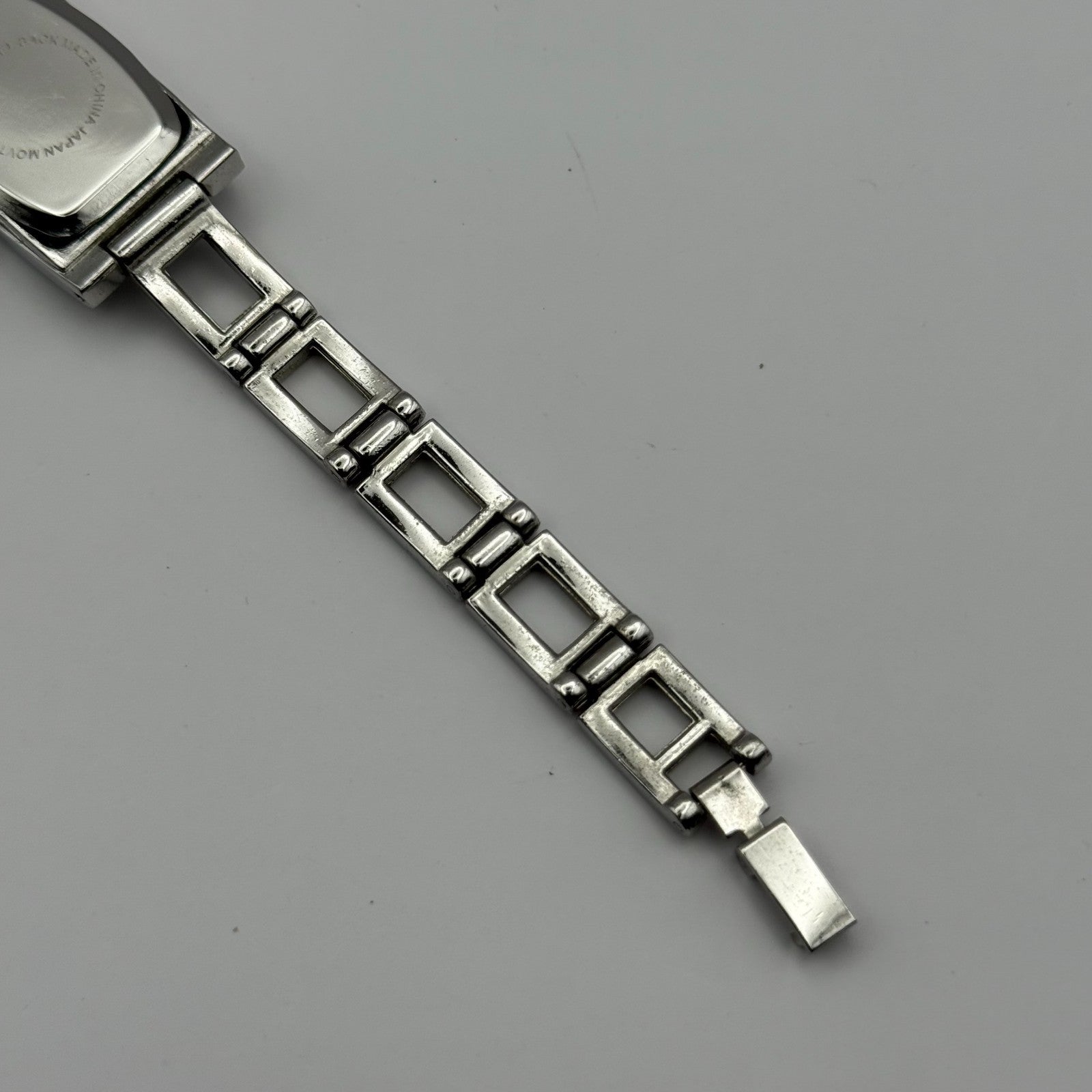 Louis Valentine Ladies Quartz Watch Purple Dial Silver Tone Japan Working 19mm