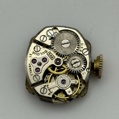 13mm Vintage Ladies Bulova 5AD Manual Wind Swiss Watch Movement PARTS REPAIR