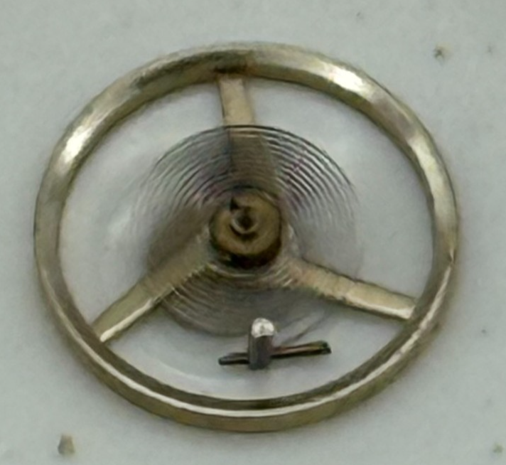 AS 1977-2 Balance Wheel Complete And Spring Inca 1831 M Watch Movement Parts NOS