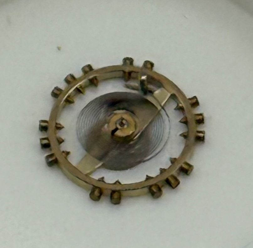 AS 1635 Balance Wheel Complete And Spring  Inca 1218 M Watch Movement Parts NOS