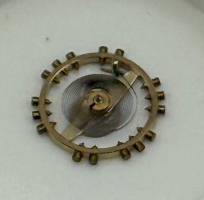 AS 1635 Balance Wheel Complete And Spring  Inca 1218 M Watch Movement Parts NOS
