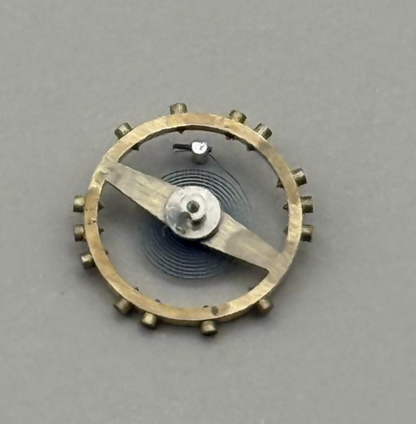 FEF 270 Balance Wheel Complete And Spring  5¼’’’ 173 M Watch Movement Parts NOS