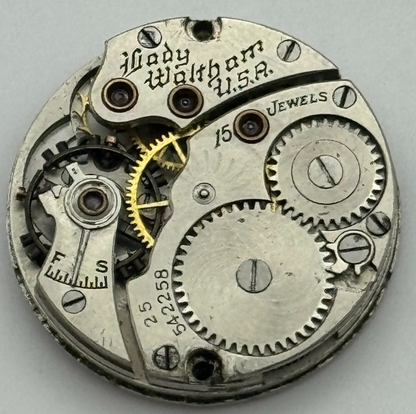 10L Antique Lady Waltham Model L-10 American USA Watch Movement PARTS SPARES