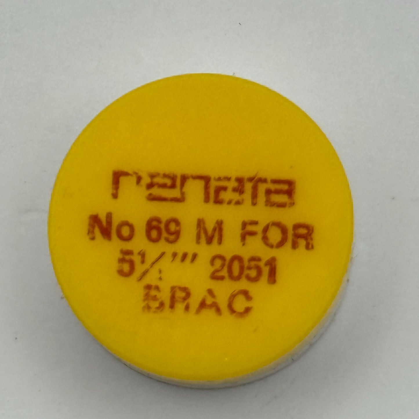 Brac 2051 Balance Wheel Complete And Spring  5¼’’’ 69 M Watch Movement Parts NOS