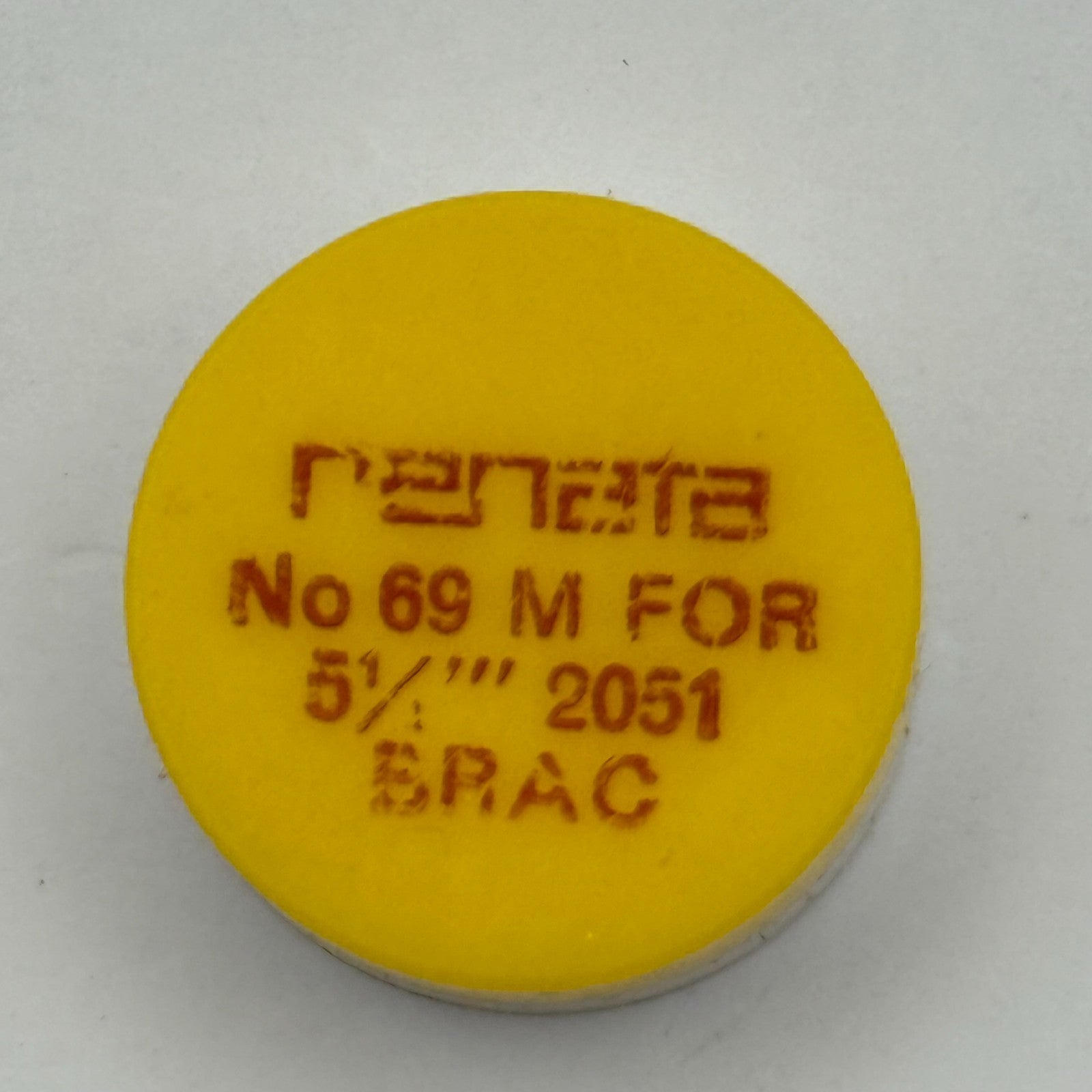 Brac 2051 Balance Wheel Complete And Spring  5¼’’’ 69 M Watch Movement Parts NOS