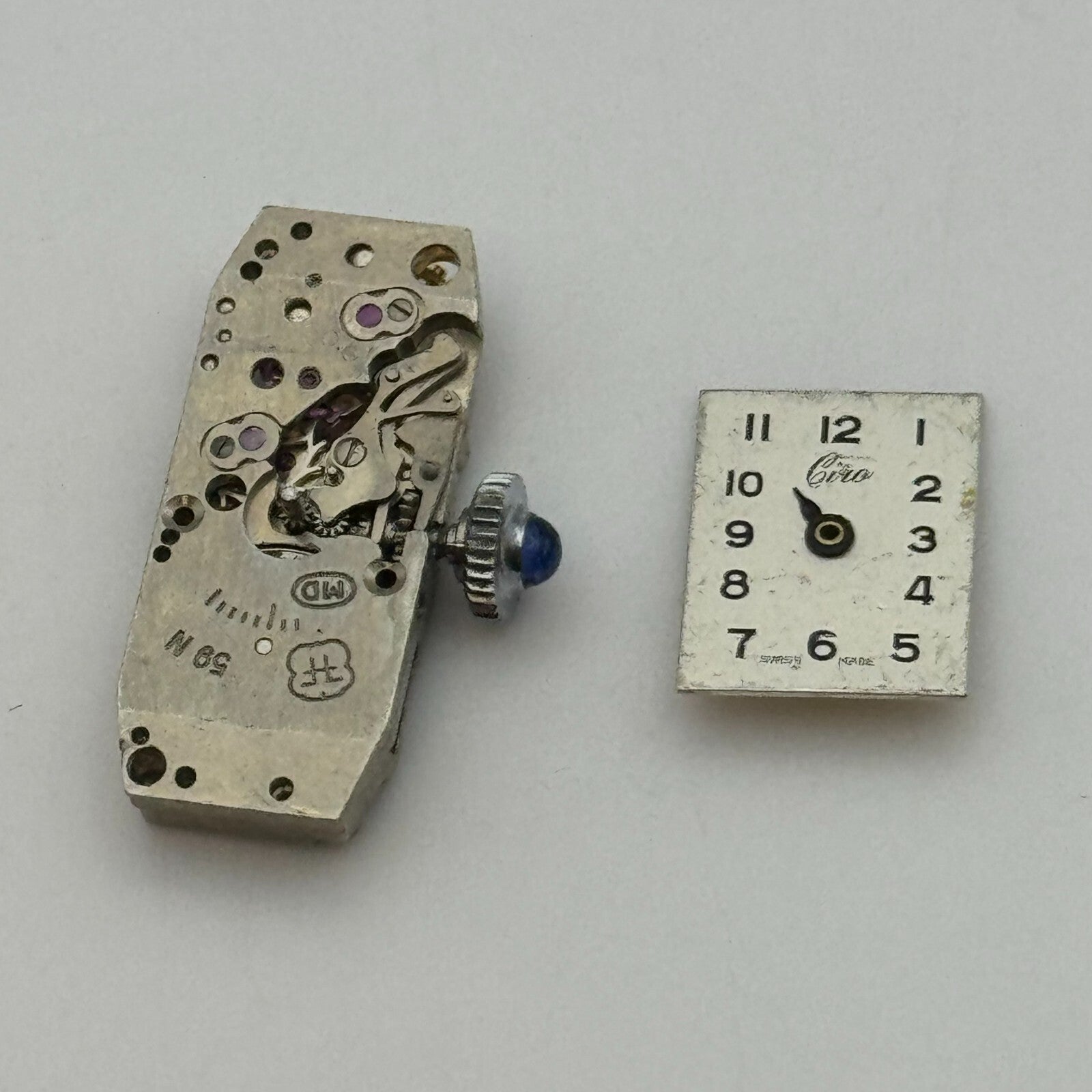 9mm Ladies Rotary FHF 59N Manual Wind Watch Movement Swiss Made Vintage PARTS