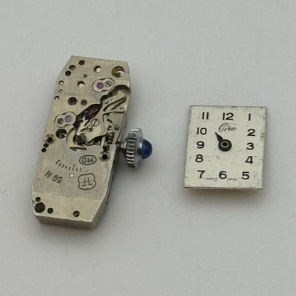 9mm Ladies Rotary FHF 59N Manual Wind Watch Movement Swiss Made Vintage PARTS