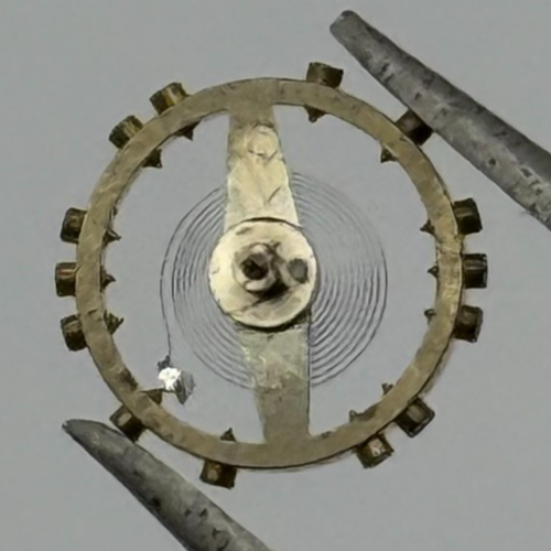 AS 976 1012 Balance Wheel Complete And Spring  29 M Watch Movement Parts NOS