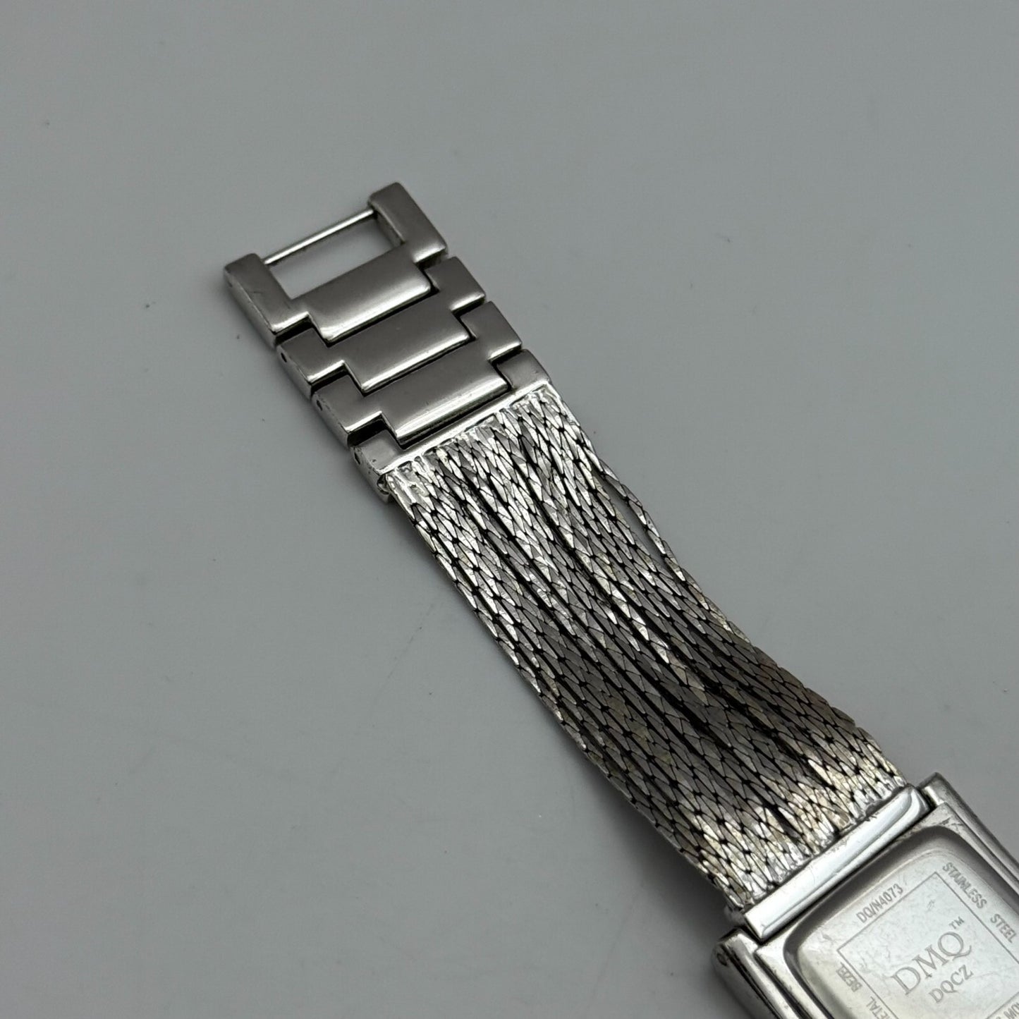 23mm Working Ladies DMQ Jewelled DQCZ Silver Tone Quartz Watch 6 Inches